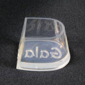 German Style sarokvédő cipőre méret: 18 x 23 mm - CLEAR (Szntelen)